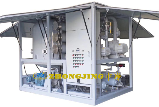 立式双级绝缘油真空净油机(进口品牌泵)